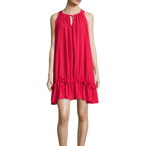 Catherine Malandrino Dresses & Skirts - NWT Malandrino Red Polyester Keyhole Shift Dress S